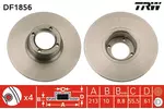 Tarcza hamulcowa TRW DF1856
