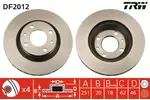 Tarcza hamulcowa TRW DF2012