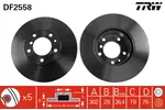 Tarcza hamulcowa TRW DF2558 - fot.1