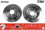 Tarcza hamulcowa TRW DF2582