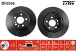 Tarcza hamulcowa TRW DF2596 - fot.1