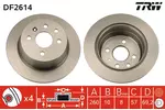 Tarcza hamulcowa TRW DF2614