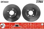 Tarcza hamulcowa TRW DF2622