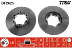 Tarcza hamulcowa TRW DF2625