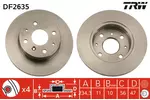 Tarcza hamulcowa TRW DF2635