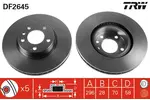 Tarcza hamulcowa TRW DF2645