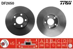 Tarcza hamulcowa TRW DF2650
