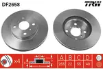 Tarcza hamulcowa TRW DF2658