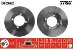 Tarcza hamulcowa TRW DF2662