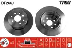 Tarcza hamulcowa TRW DF2663