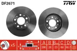 Tarcza hamulcowa TRW DF2671