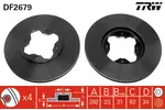 Tarcza hamulcowa TRW DF2679