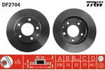 Tarcza hamulcowa TRW DF2704