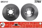Tarcza hamulcowa TRW DF2717