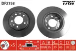 Tarcza hamulcowa TRW DF2758