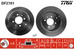 Tarcza hamulcowa TRW DF2781 - fot.1