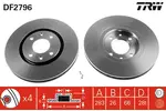 Tarcza hamulcowa TRW DF2796 - fot.1