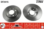 Tarcza hamulcowa TRW DF2815
