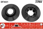Tarcza hamulcowa TRW DF3031