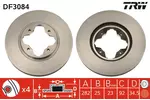 Tarcza hamulcowa TRW DF3084