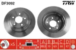 Tarcza hamulcowa TRW DF3092