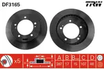 Tarcza hamulcowa TRW DF3165