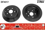 Tarcza hamulcowa TRW DF4017