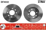 Tarcza hamulcowa TRW DF4032
