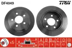 Tarcza hamulcowa TRW DF4049