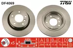 Tarcza hamulcowa TRW DF4069 - fot.1