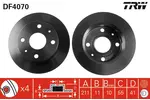 Tarcza hamulcowa TRW DF4070
