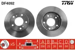 Tarcza hamulcowa TRW DF4092