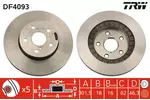 Tarcza hamulcowa TRW DF4093