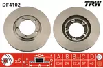 Tarcza hamulcowa TRW DF4102