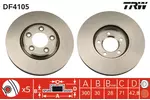 Tarcza hamulcowa TRW DF4105 - fot.1