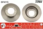 Tarcza hamulcowa TRW DF4115