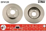 Tarcza hamulcowa TRW DF4120