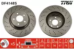 Tarcza hamulcowa TRW DF4148S - fot.1