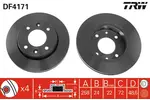 Tarcza hamulcowa TRW DF4171