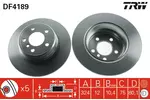 Tarcza hamulcowa TRW DF4189 - fot.1