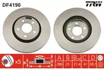 Tarcza hamulcowa TRW DF4190