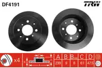 Tarcza hamulcowa TRW DF4191 - fot.1