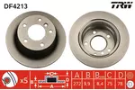 Tarcza hamulcowa TRW DF4213