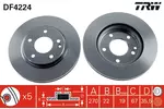 Tarcza hamulcowa TRW DF4224 - fot.1