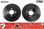 Tarcza hamulcowa TRW DF4232 - fot.1