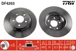 Tarcza hamulcowa TRW DF4263 - fot.1