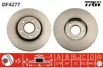 Tarcza hamulcowa TRW DF4277 - fot.1
