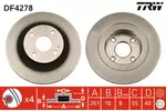 Tarcza hamulcowa TRW DF4278
