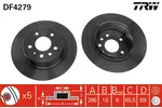 Tarcza hamulcowa TRW DF4279