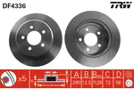 Tarcza hamulcowa TRW DF4336 - fot.1